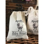 Personalised Baby Shower Gift Bag - Various Sizes Available - April Design