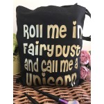 Unicorn Tote Bag - Gold Print