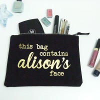 Personalised Make-Up Bag