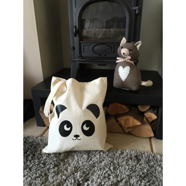 Cute Panda Tote Bag